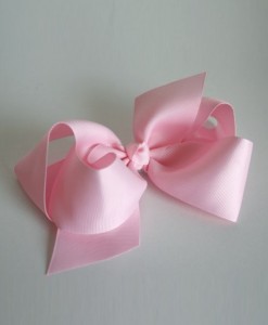 baby pink large bow